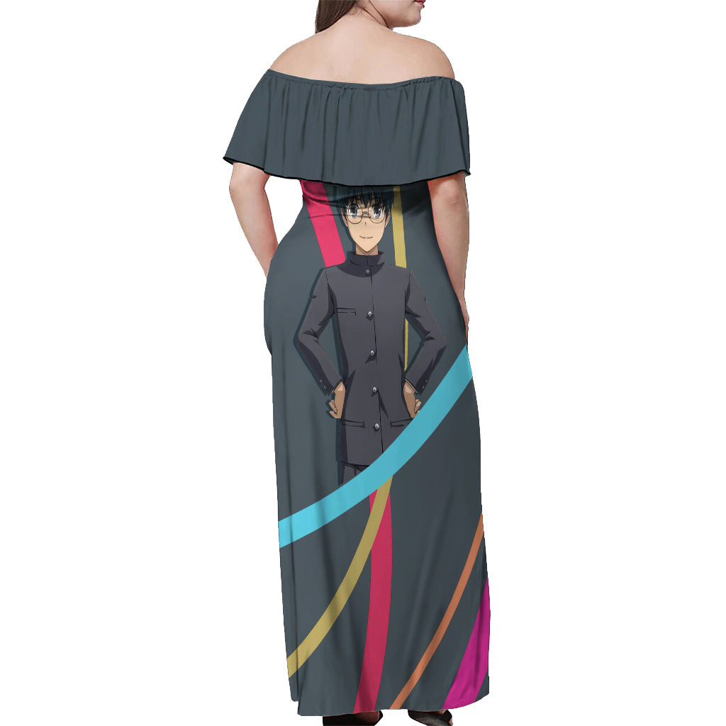 Yusaku Kitamura Off Shoulder Maxi Dress Toradora