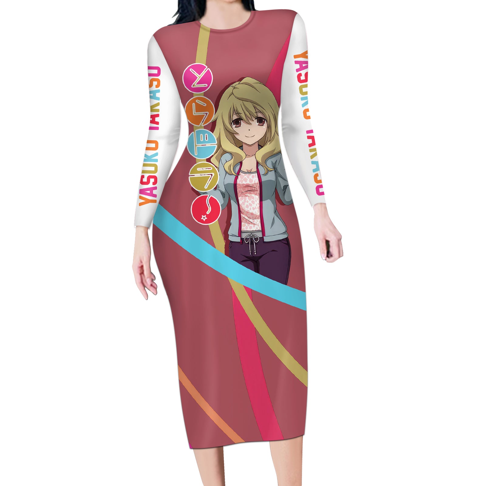 Yasuko Takasu Long Sleeve Bodycon Dress Toradora