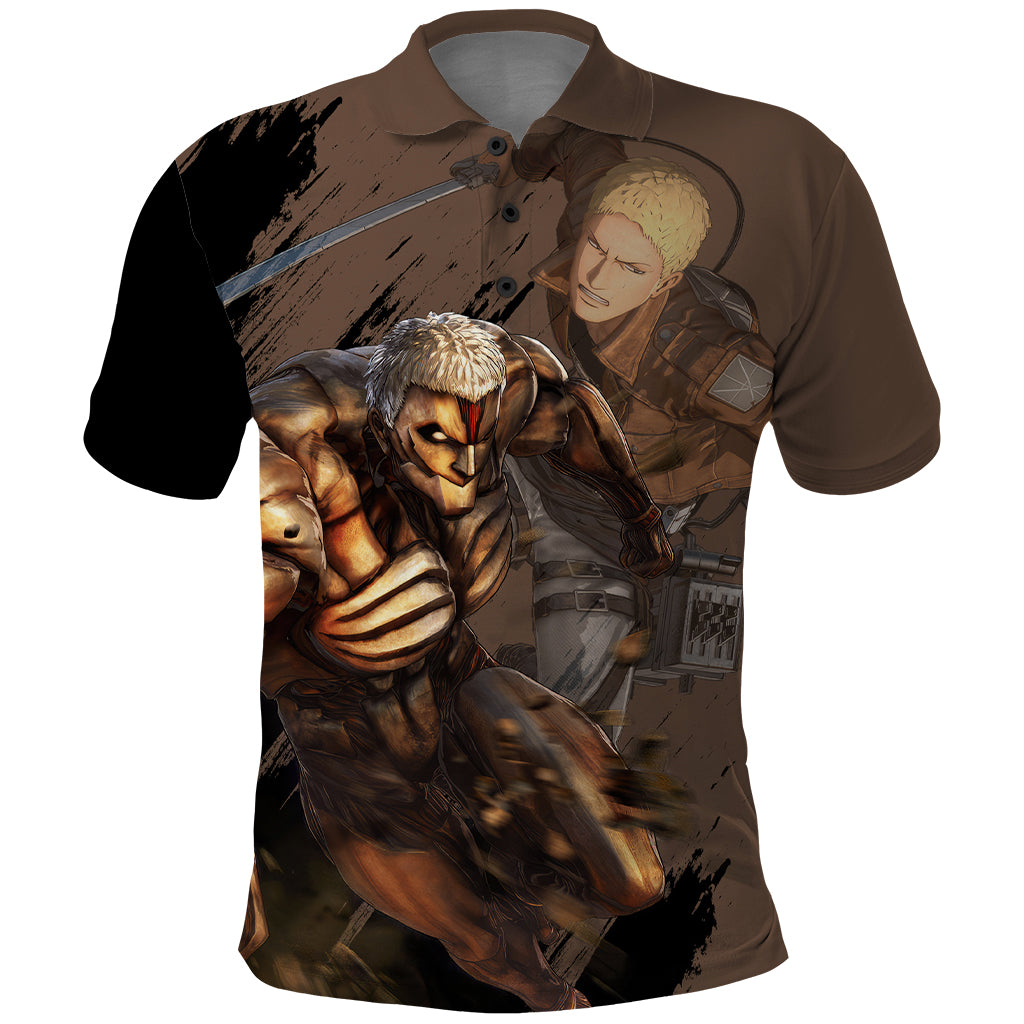 Armored Titan Polo Shirt Attack On Titan