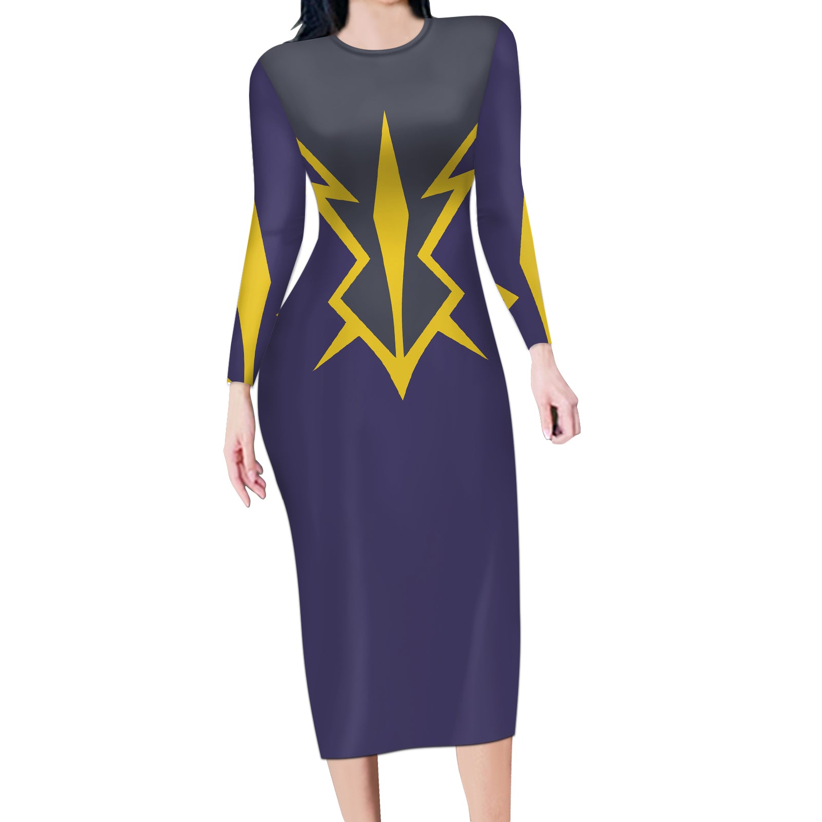 Zero Lelouch Long Sleeve Bodycon Dress Lelouch of the Rebellion