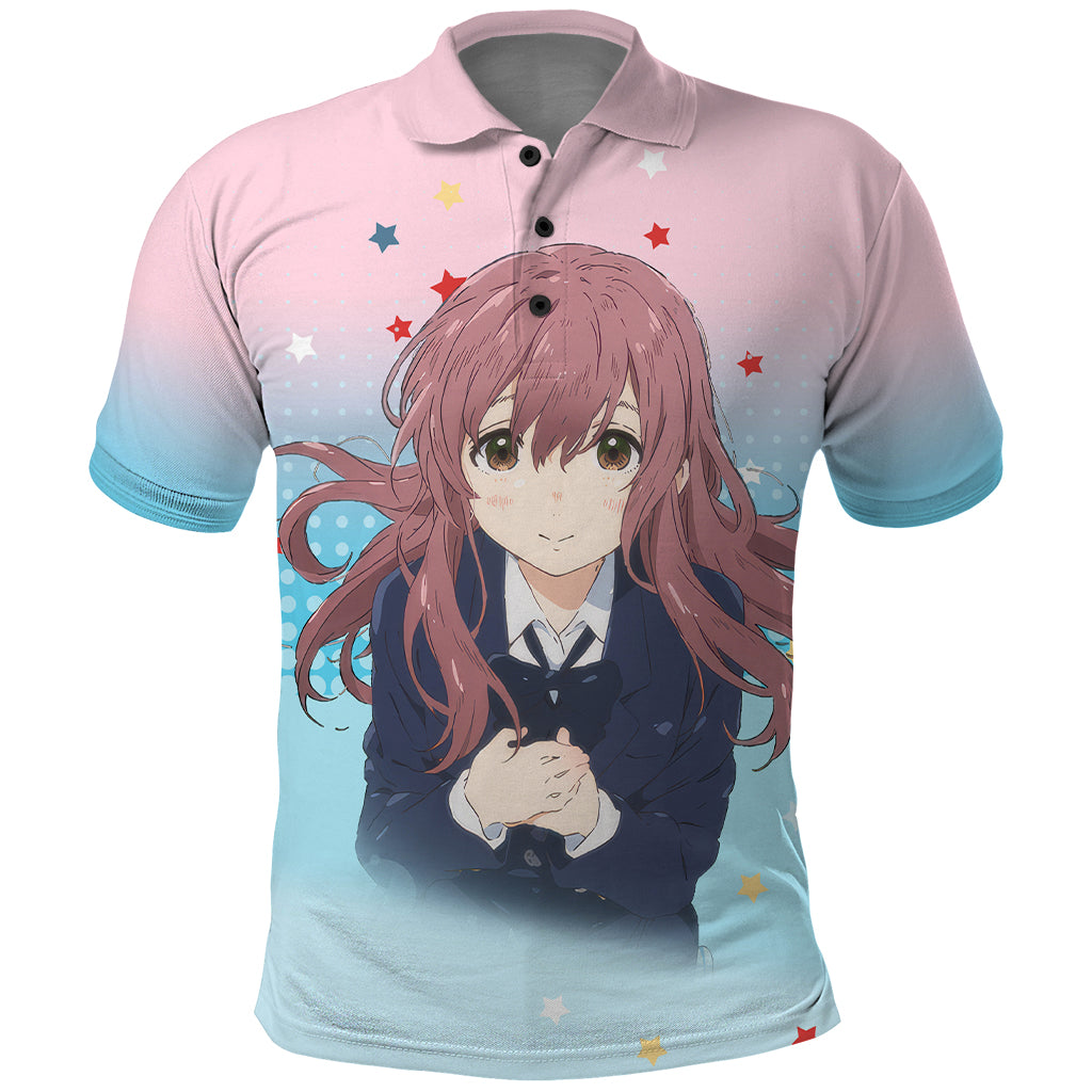 Nishimiya Shouko Polo Shirt A Slient Voice