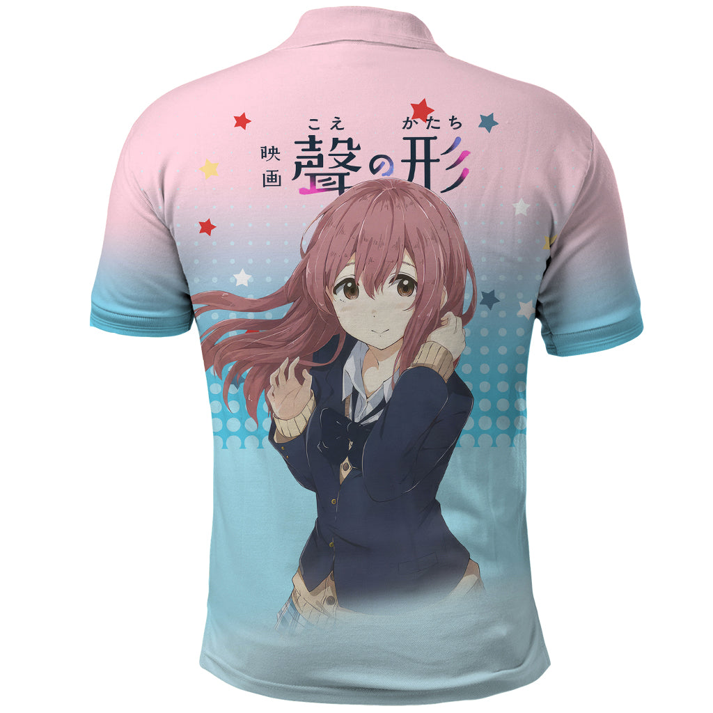 Nishimiya Shouko Polo Shirt A Slient Voice
