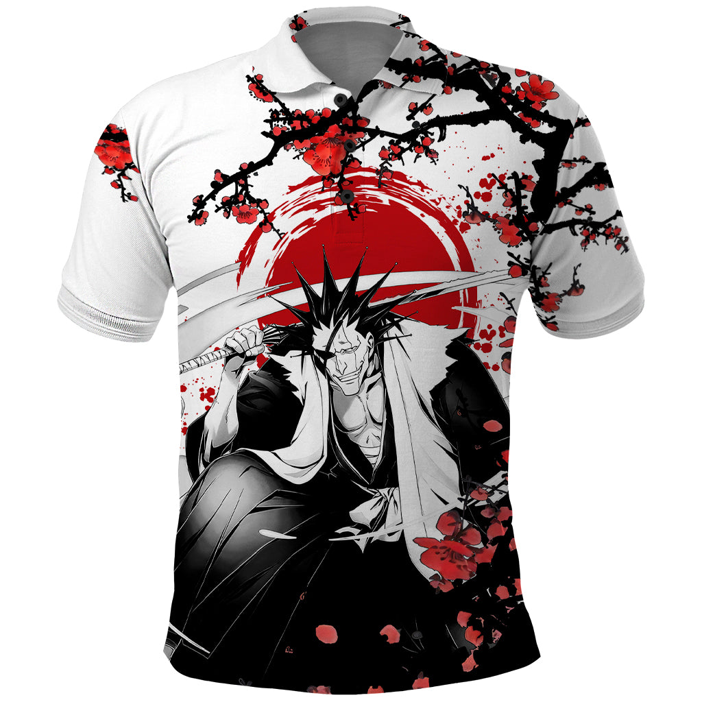 Kenpachi Zaraki Polo Shirt Anime Japan Style