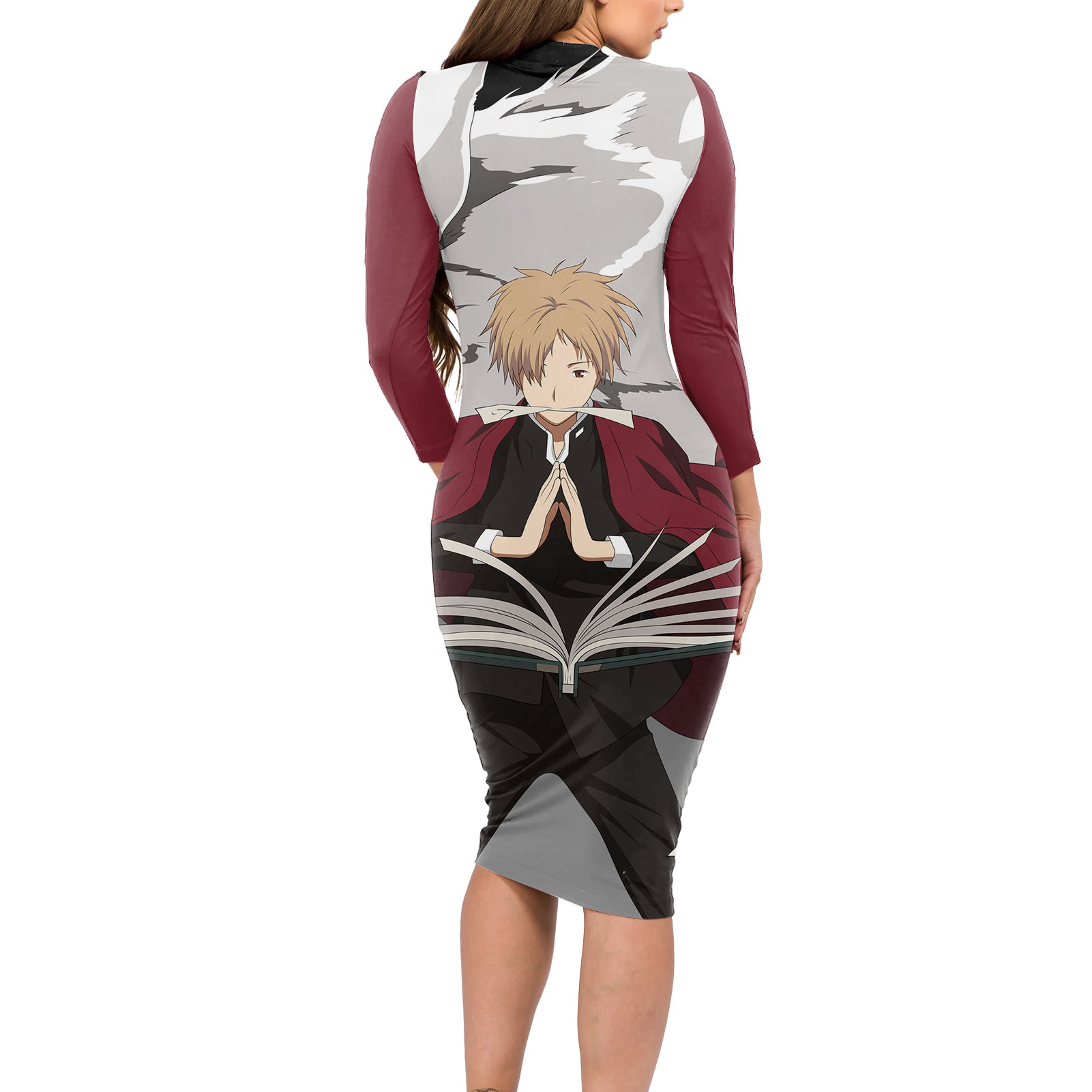 Takashi Natsume Long Sleeve Bodycon Dress Natsume Yuujinchou
