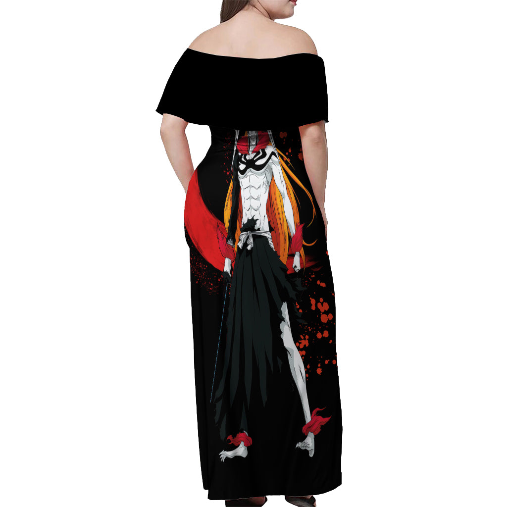 Ichigo Hollow Off Shoulder Maxi Dress Bleach