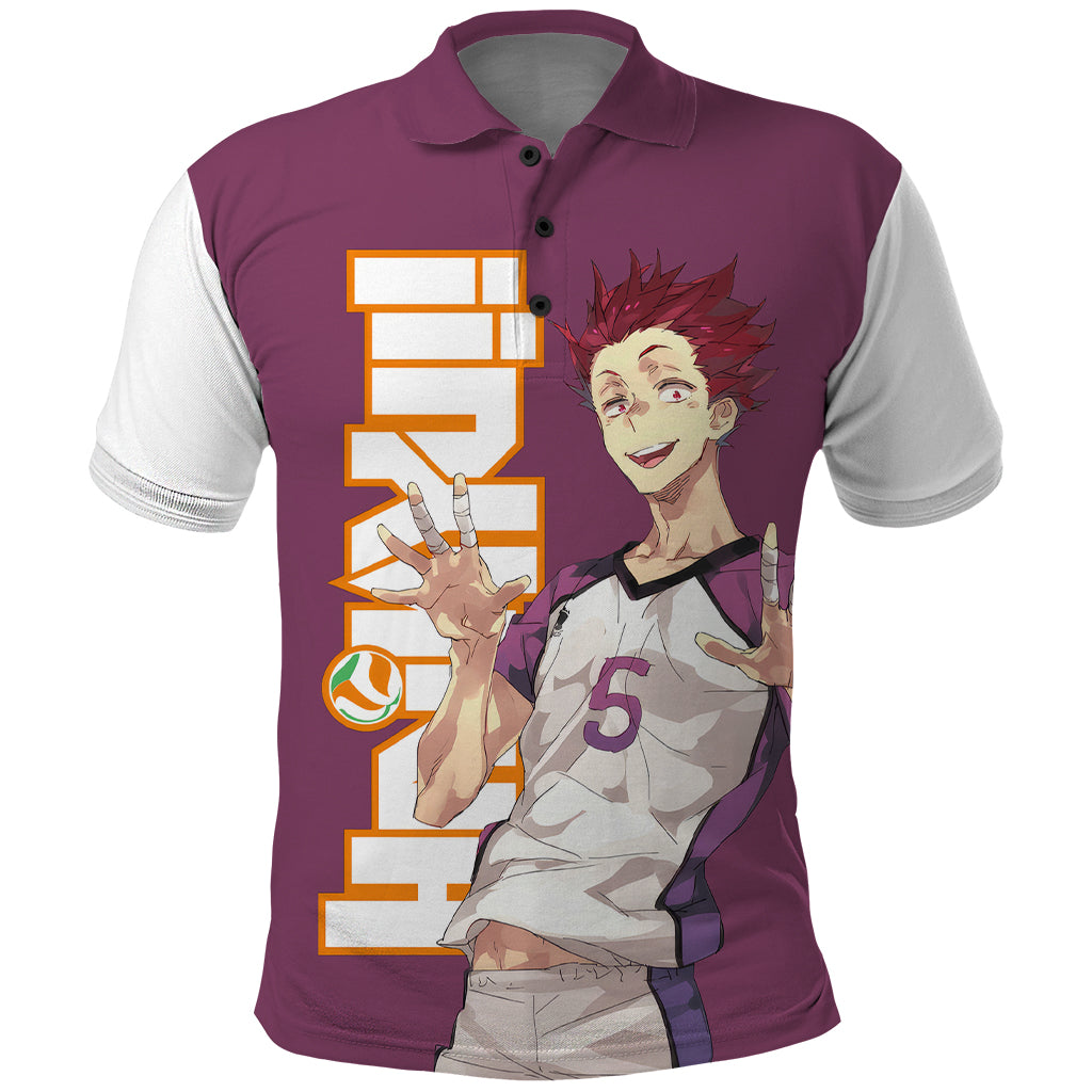 Shiratorizawa Satori Tendo Polo Shirt Haikyu