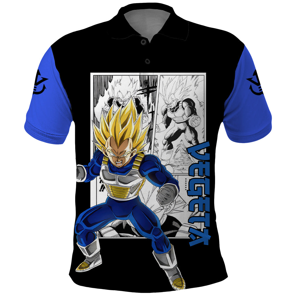 Vegeta Super Saiyan 2 Polo Shirt Dragon Ball