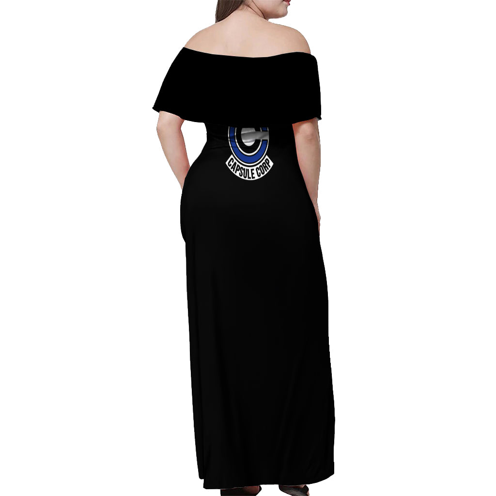 Capsule Off Shoulder Maxi Dress Dragon Ball