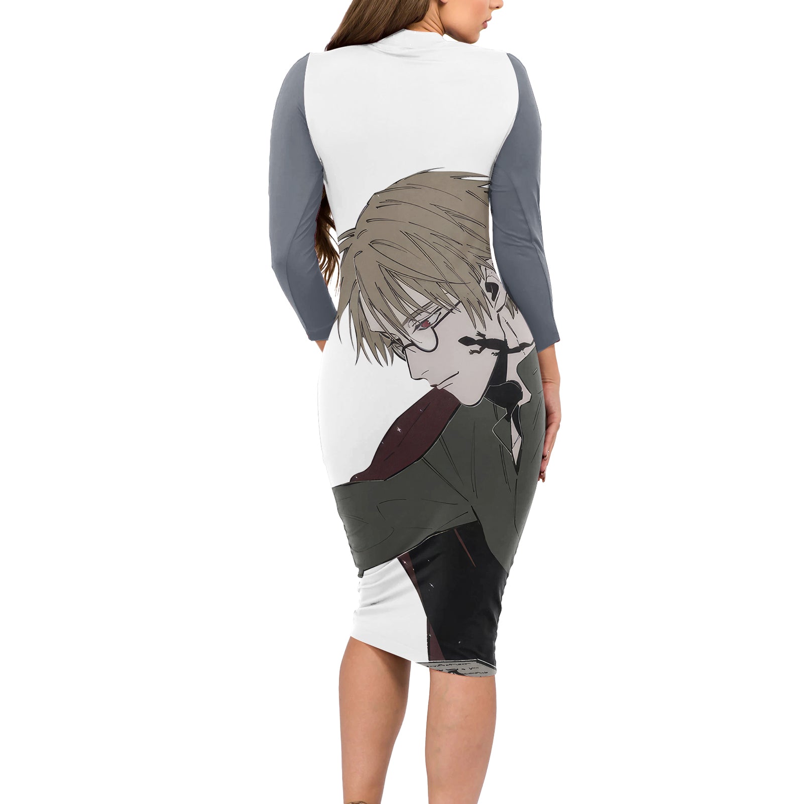 Shuuichi Natori Long Sleeve Bodycon Dress Natsume Yuujinchou