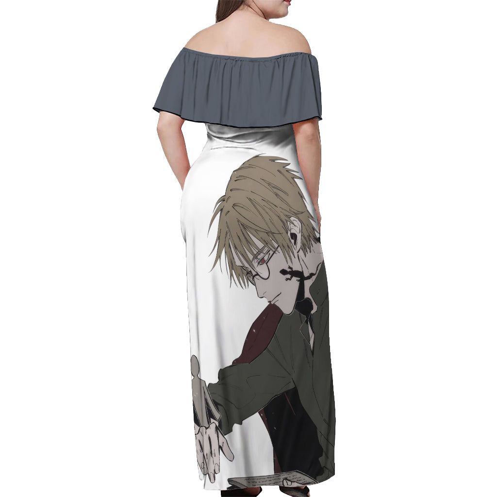 Shuuichi Natori Off Shoulder Maxi Dress Natsume Yuujinchou