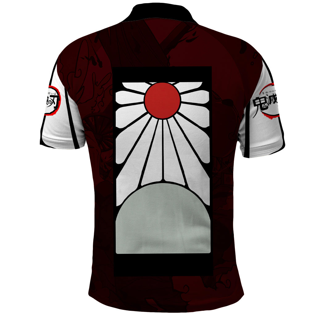 Tanjiro Kamado - Raising Sun Anime Polo Shirt