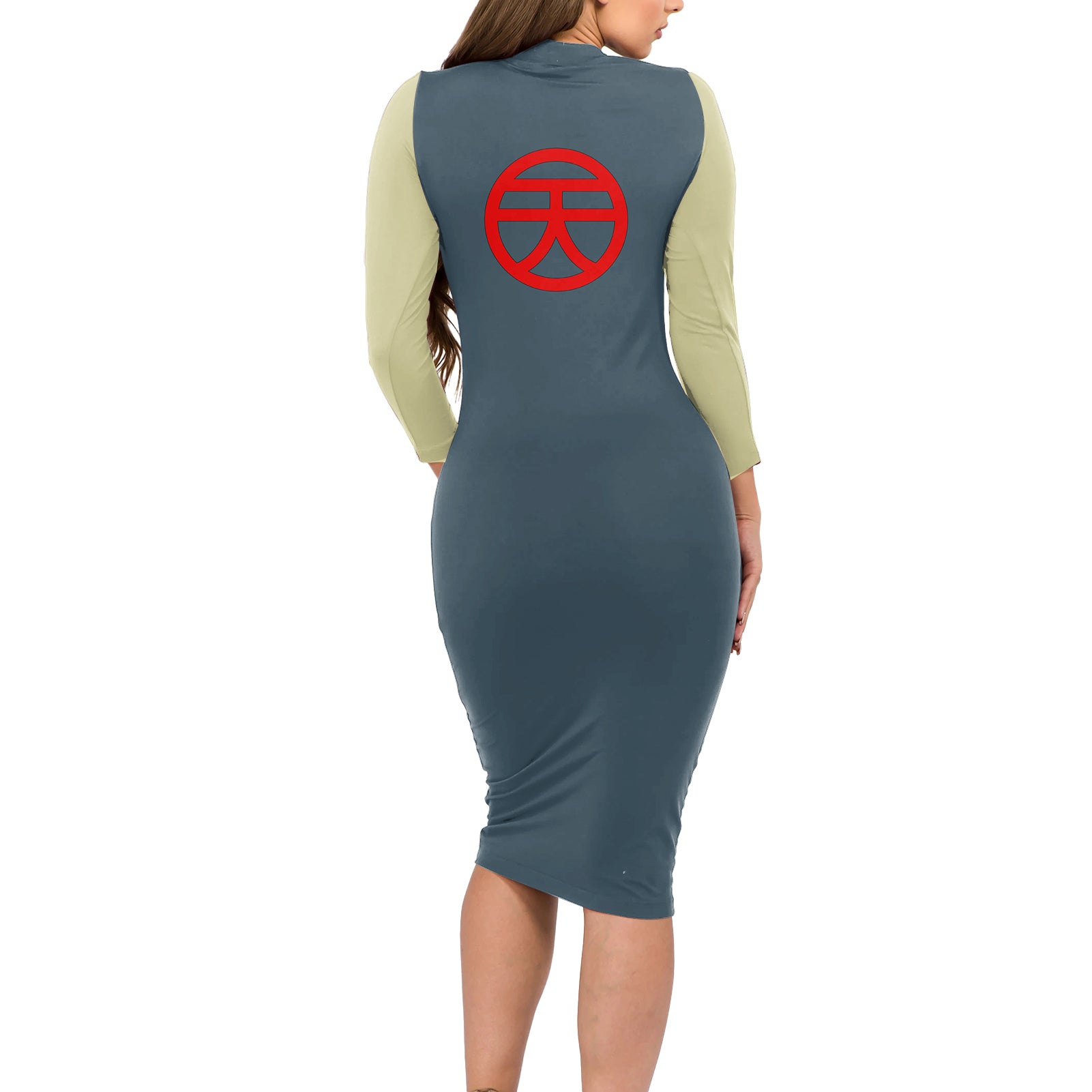 Tien Shinhan Long Sleeve Bodycon Dress Dragon Ball