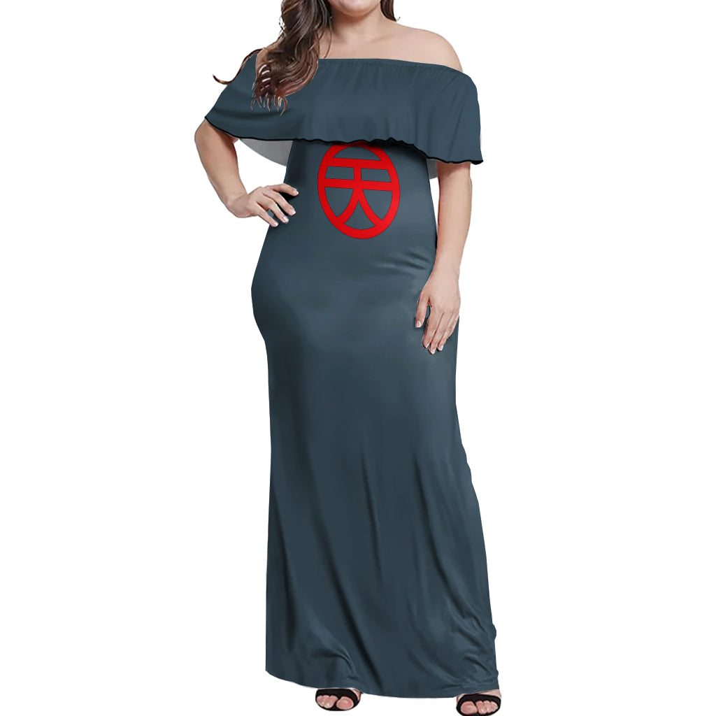 Tien Shinhan Off Shoulder Maxi Dress Dragon Ball