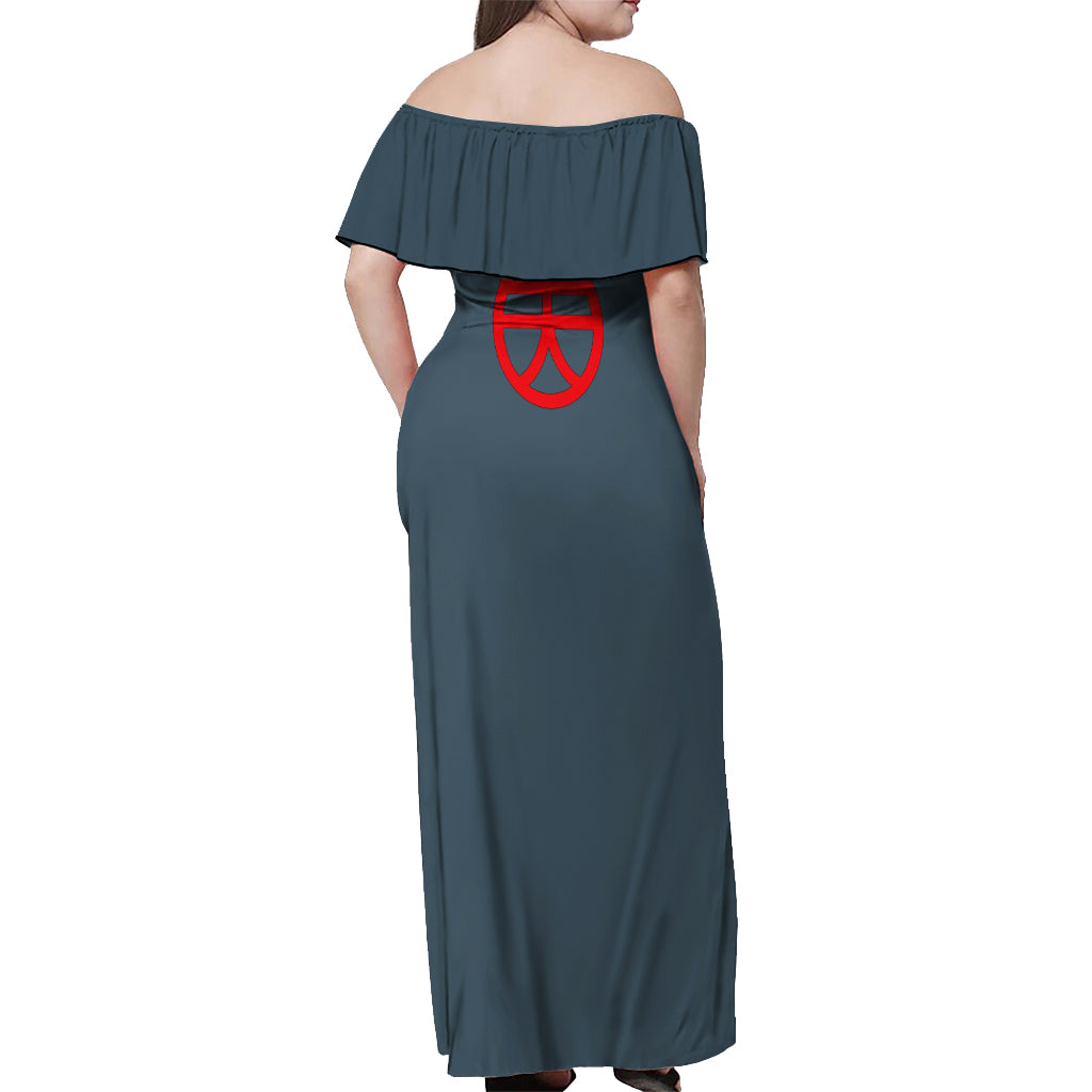 Tien Shinhan Off Shoulder Maxi Dress Dragon Ball