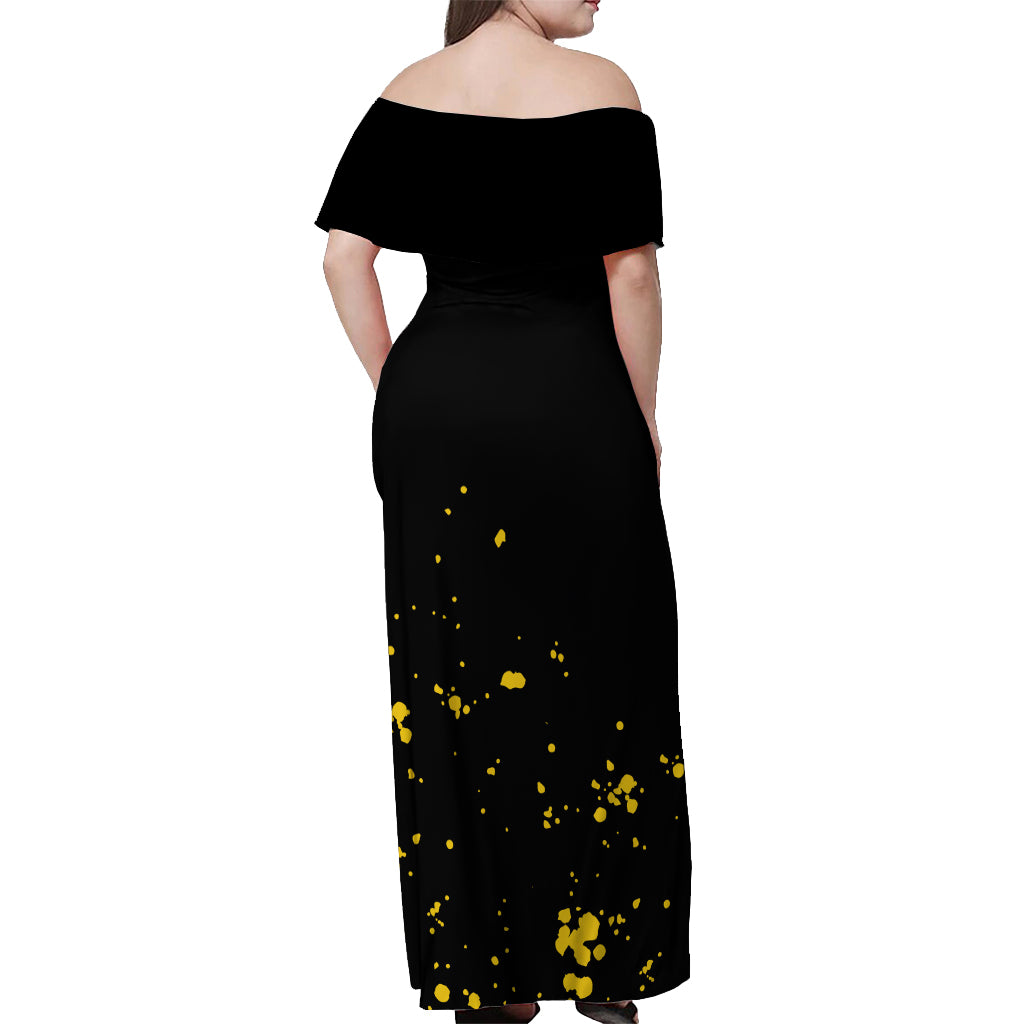 Trafalgar D Law Off Shoulder Maxi Dress