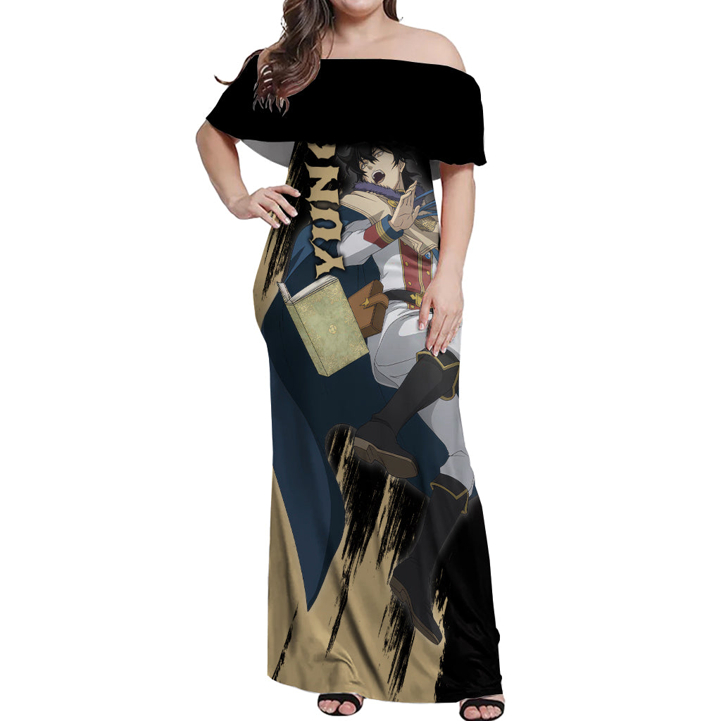 Yuno Off Shoulder Maxi Dress Golden Dawn