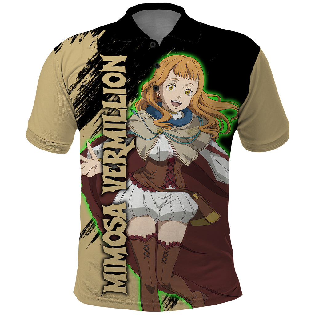 Mimosa Vermillion Polo Shirt Golden Dawn