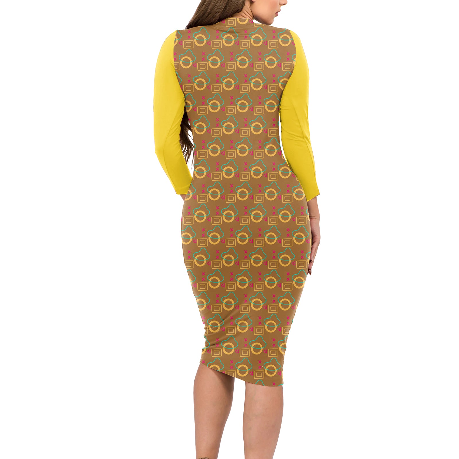 Horimiya Miyamura and Hori Long Sleeve Bodycon Dress Horimiya