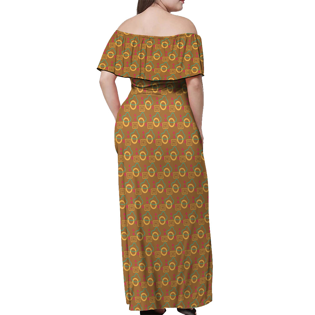 Horimiya Miyamura and Hori Off Shoulder Maxi Dress Horimiya
