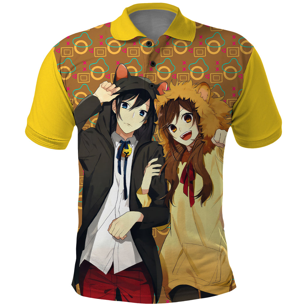 Horimiya Miyamura and Hori Polo Shirt Horimiya