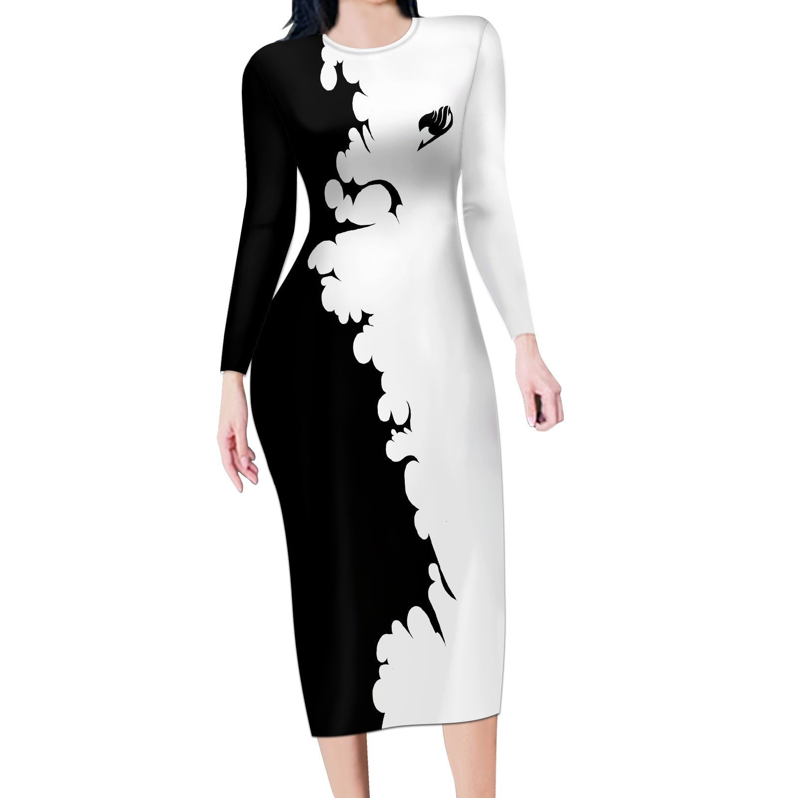 Gray Fullbuster Long Sleeve Bodycon Dress Fairy Tail