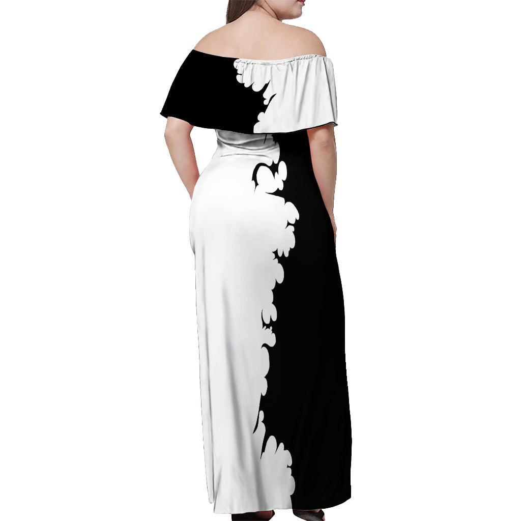 Gray Fullbuster Off Shoulder Maxi Dress Fairy Tail
