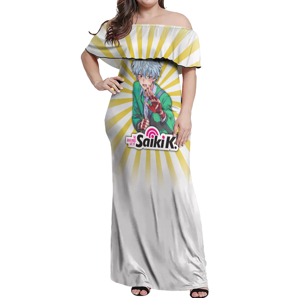 Shun Kaidou Off Shoulder Maxi Dress Saiki K