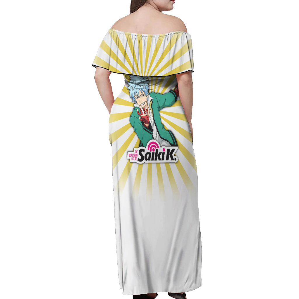 Shun Kaidou Off Shoulder Maxi Dress Saiki K