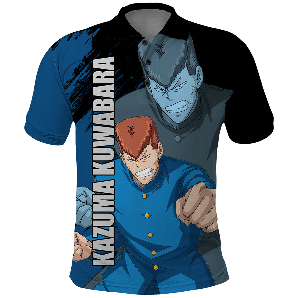 Kazuma Kuwabara Polo Shirt YuYu Hakusho