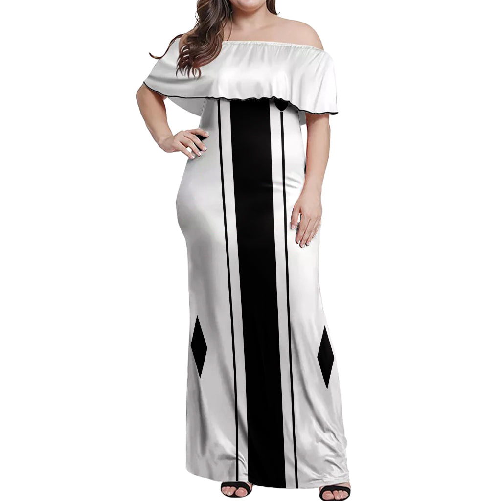 Twelfth Division Gotei 13 Off Shoulder Maxi Dress