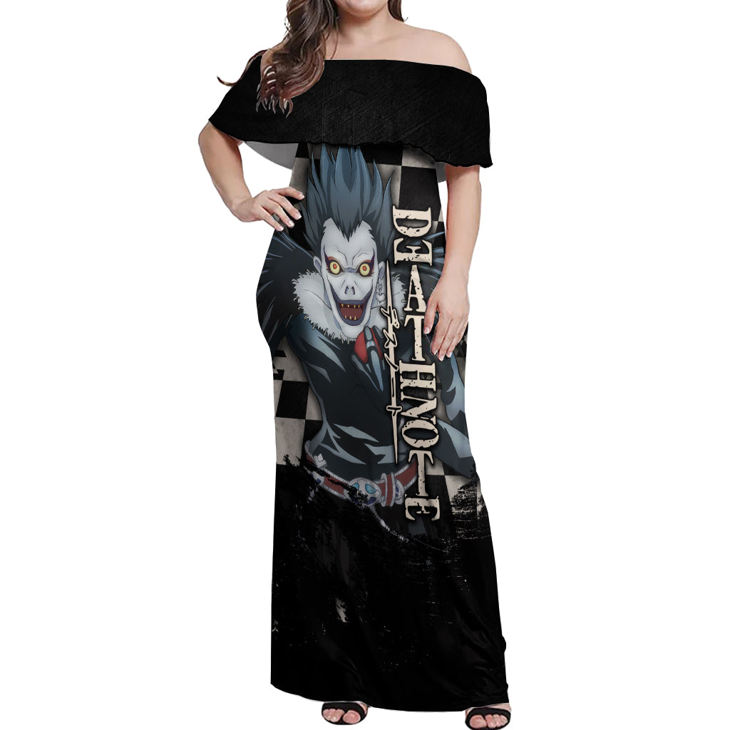 Ryuk Off Shoulder Maxi Dress Death Note