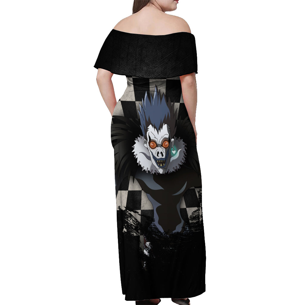 Ryuk Off Shoulder Maxi Dress Death Note