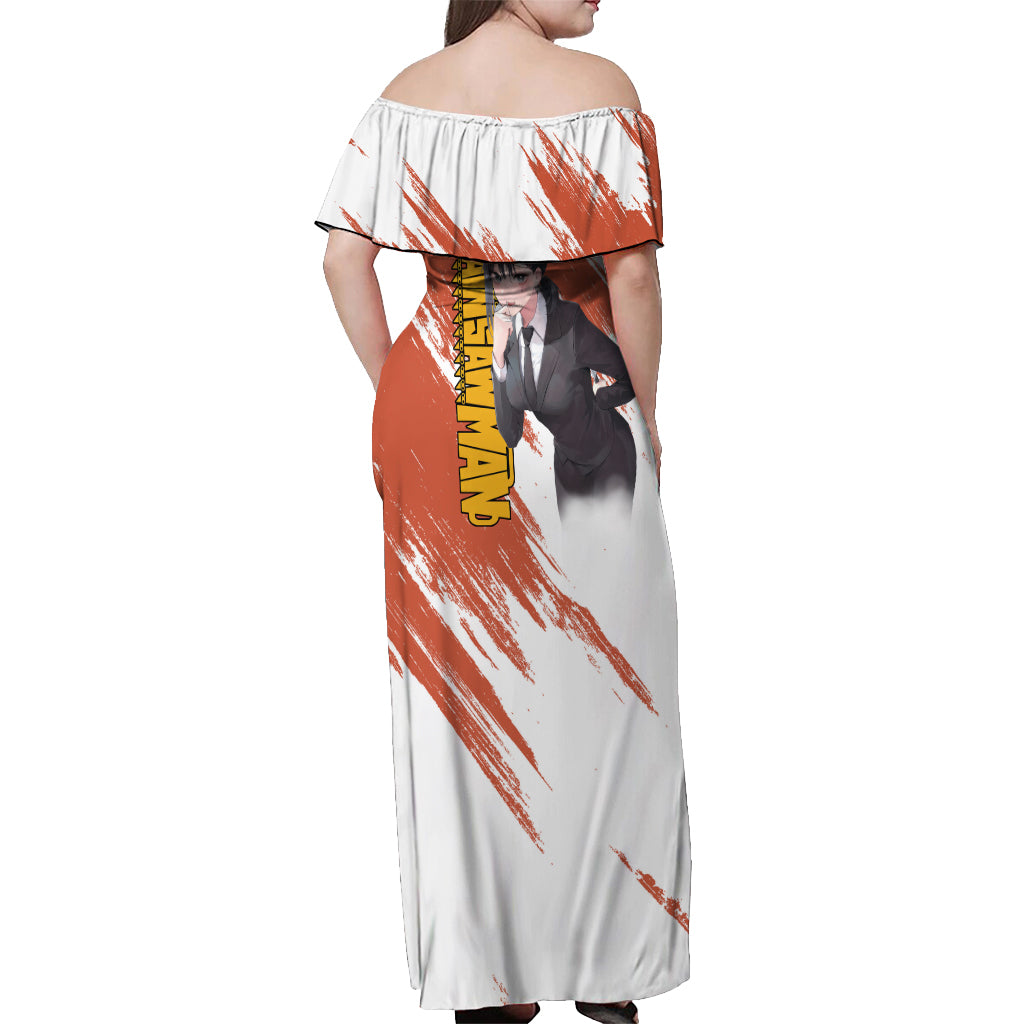 Kobeni Higashiyama Off Shoulder Maxi Dress Chainsaw Man