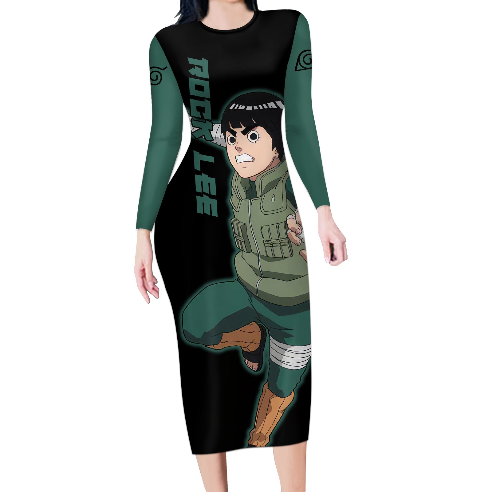 Rock Lee Long Sleeve Bodycon Dress