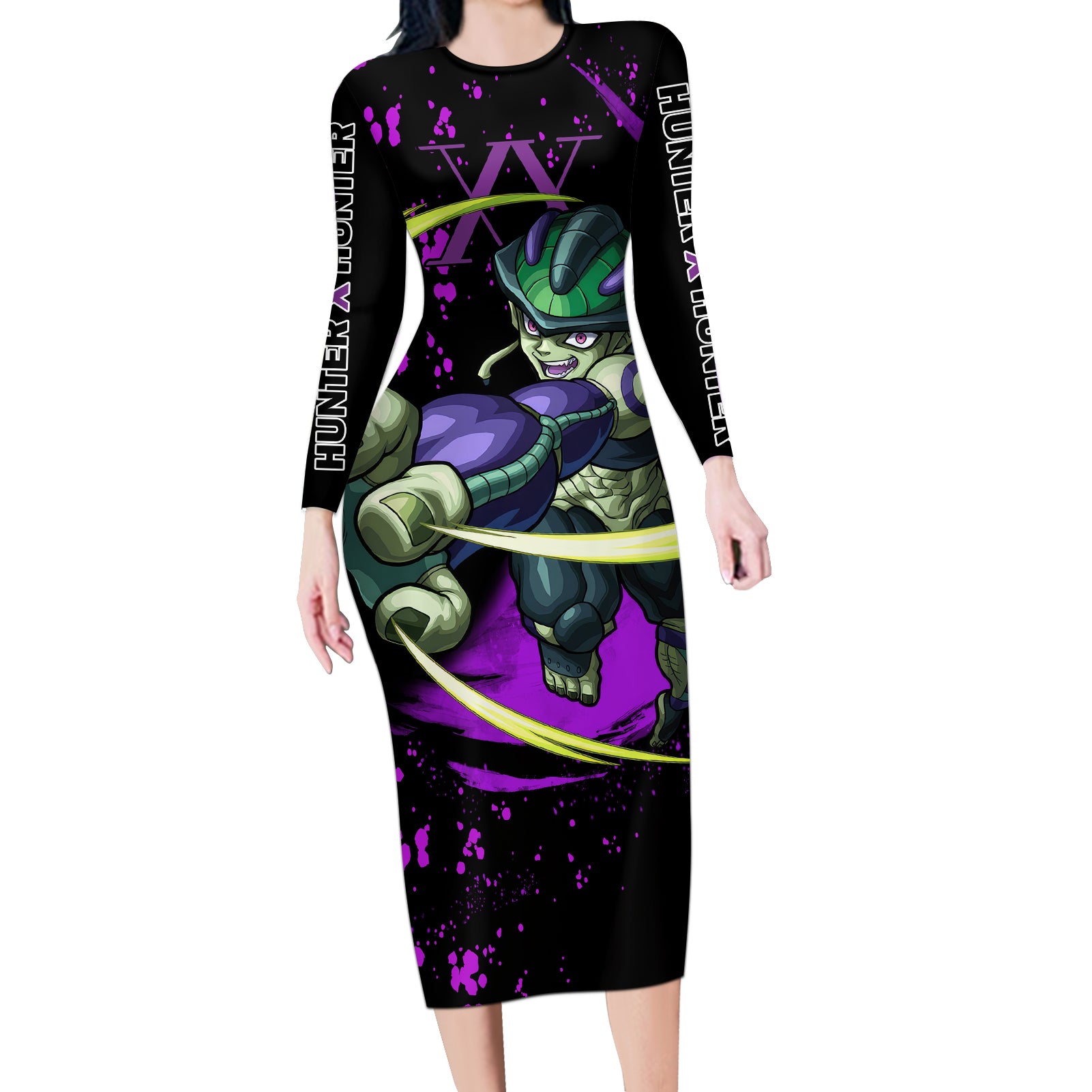 Meruem Long Sleeve Bodycon Dress Hunter X Hunter