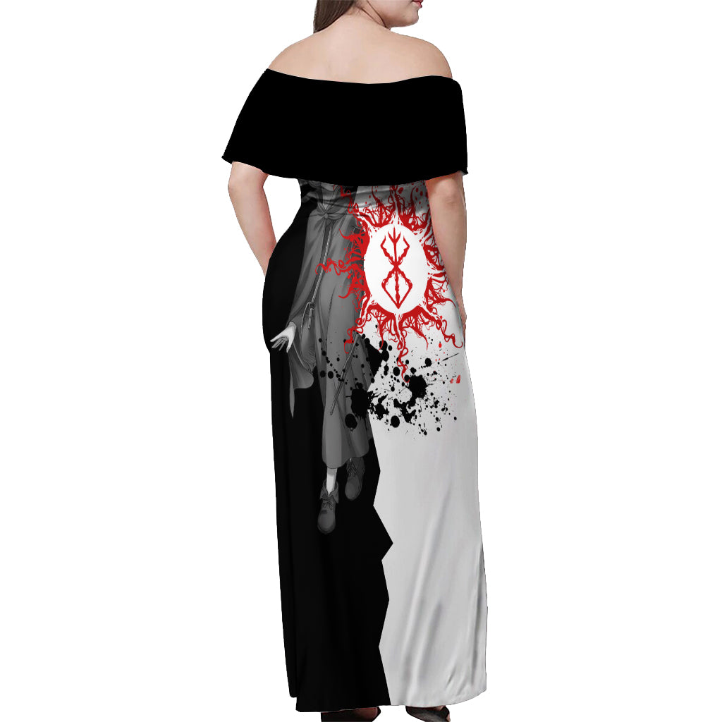 Schierke Berserk Off Shoulder Maxi Dress Anime Japan Style