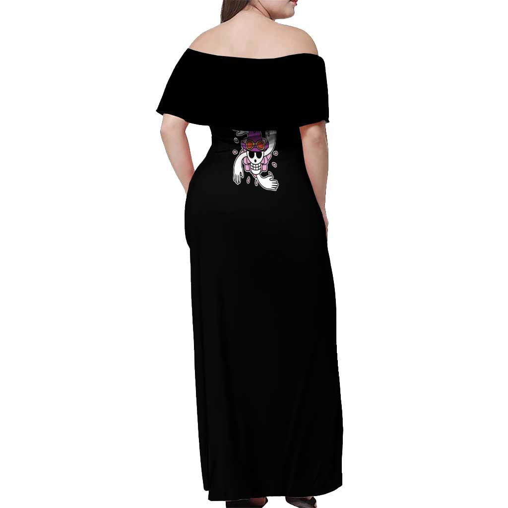 Nico Robin - One Piece Off Shoulder Maxi Dress Anime Mix Manga Style