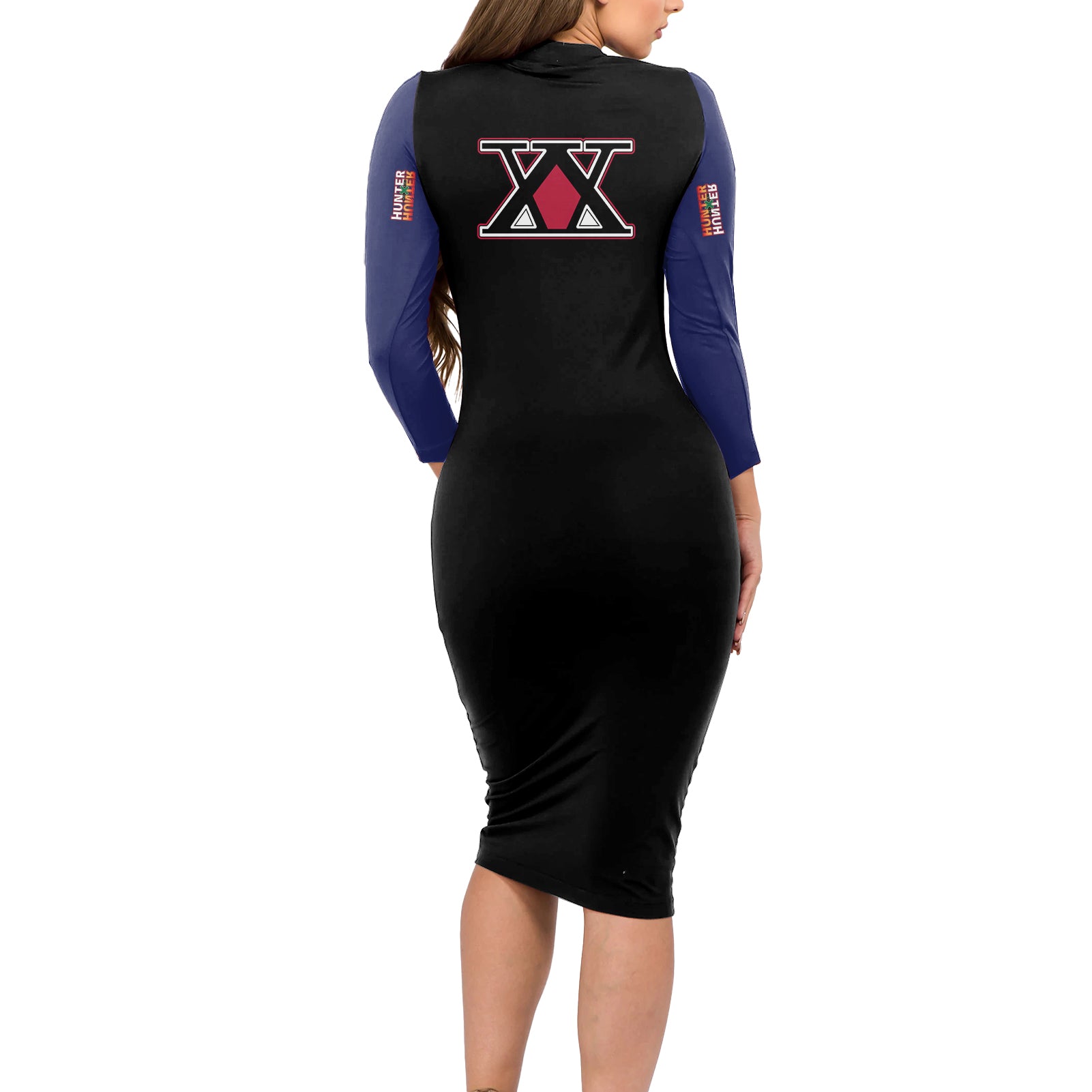 Neferpitou Hunter X Hunter Long Sleeve Bodycon Dress Anime Style