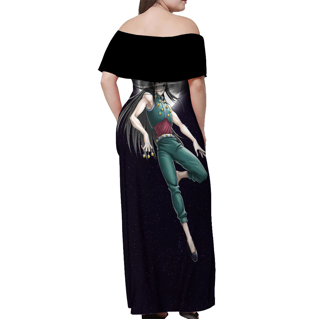 Illumi Zoldyck Phantom Troupe Hunter X Hunter Off Shoulder Maxi Dress Anime Style