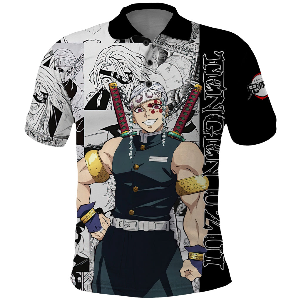 Tengen Uzui - Manga Style Polo Shirt