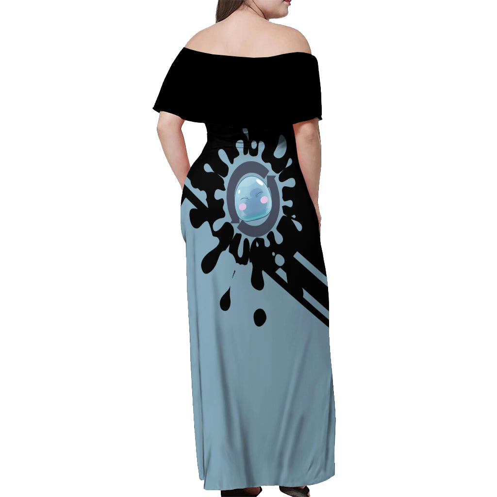 Veldora Storm Dragon Off Shoulder Maxi Dress