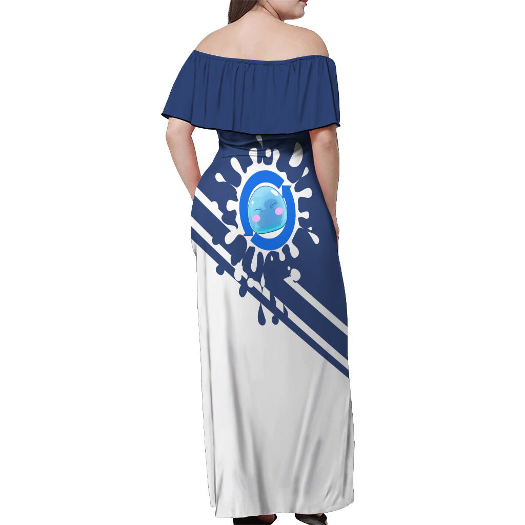 Rimuru Tempest Off Shoulder Maxi Dress