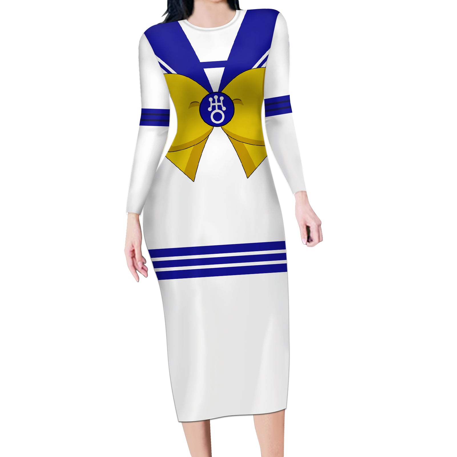 Sailor Uranus Long Sleeve Bodycon Dress