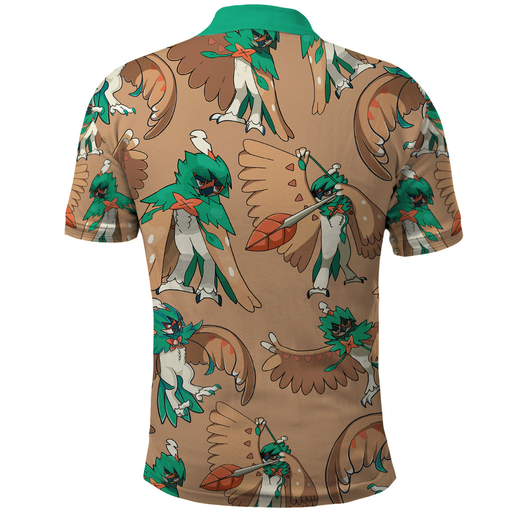 Decidueye Pattern Style Polo Shirt