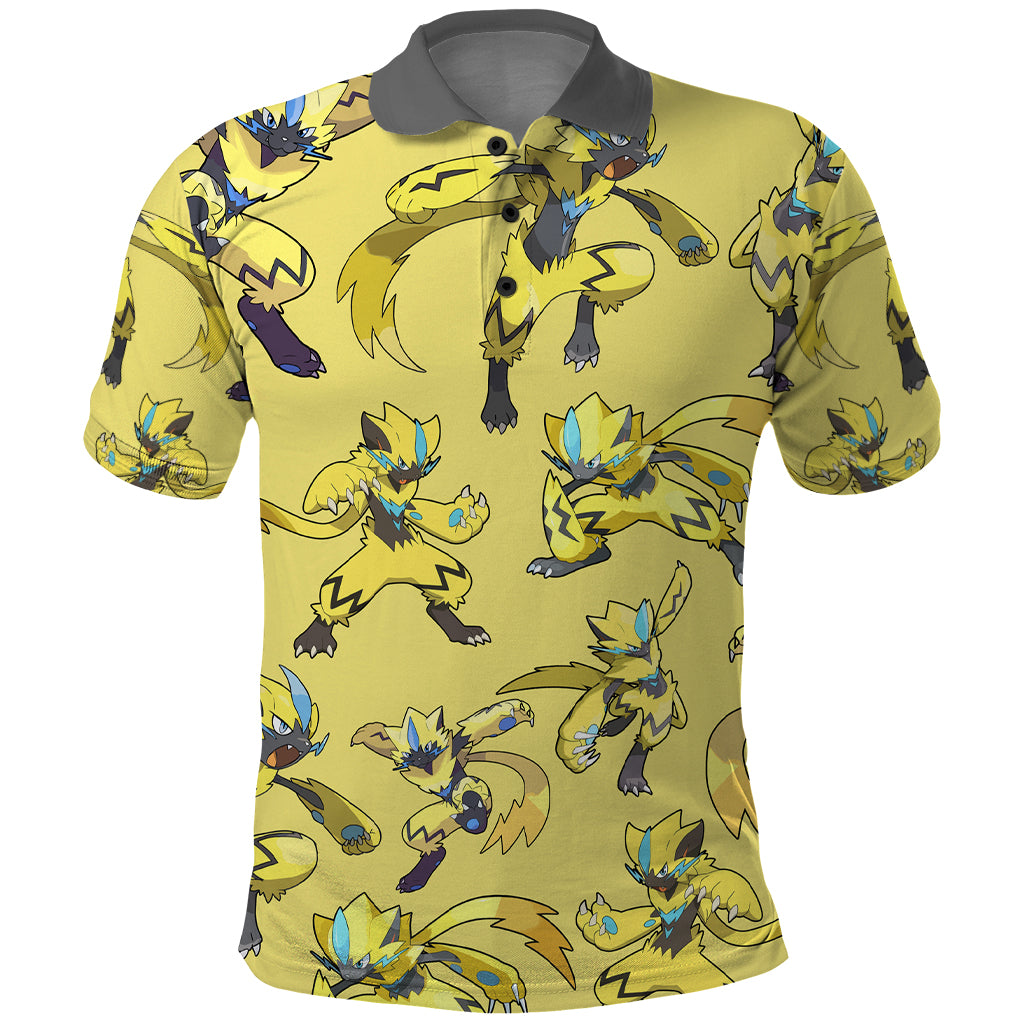 Zeraora Pattern Style Polo Shirt
