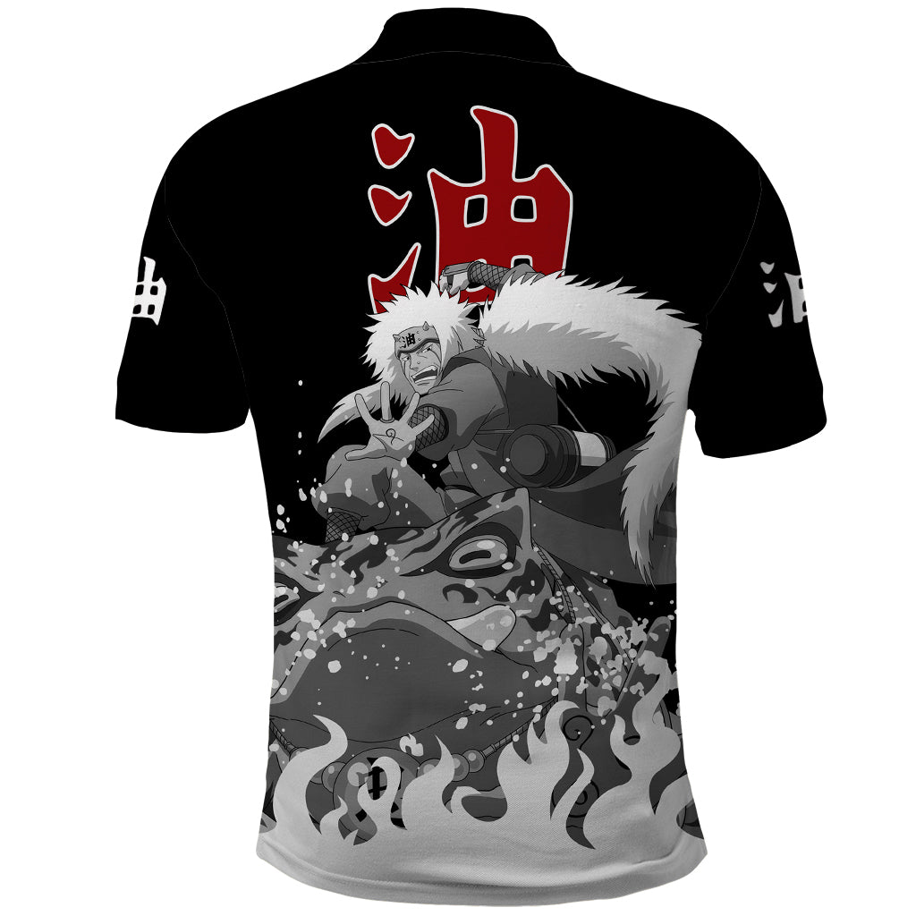 Jiraiya Anime Mixed Polo Shirt
