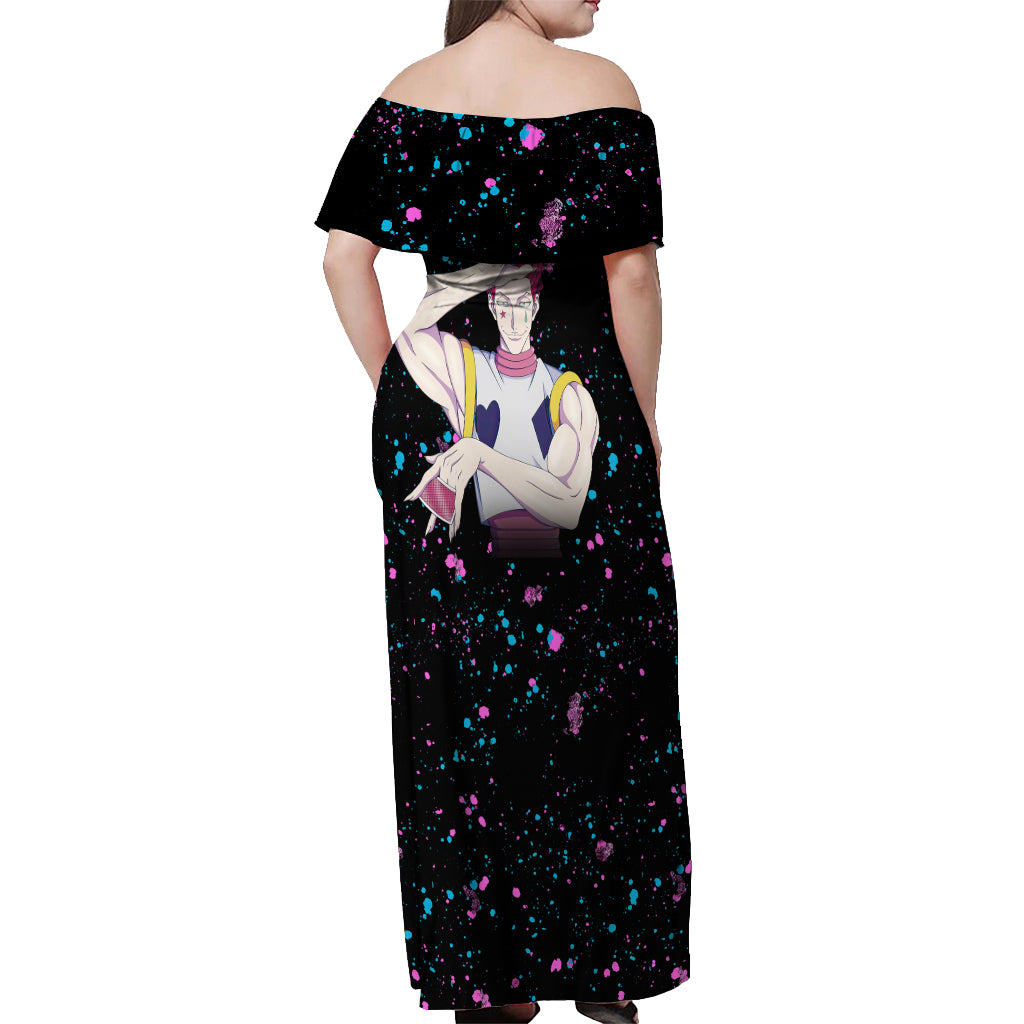 Hisoka Morow Off Shoulder Maxi Dress Hunter X Hunter