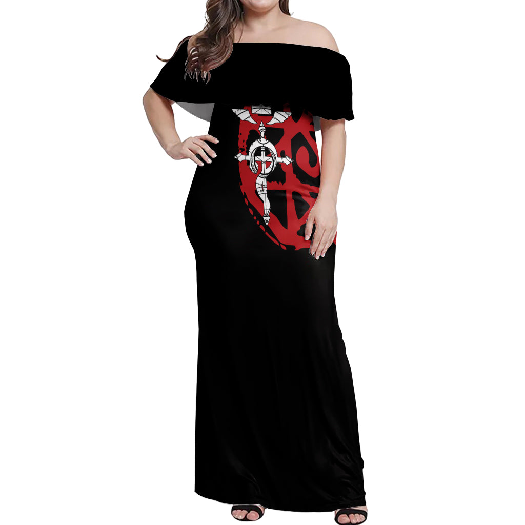 Fullmetal Off Shoulder Maxi Dress Achemist