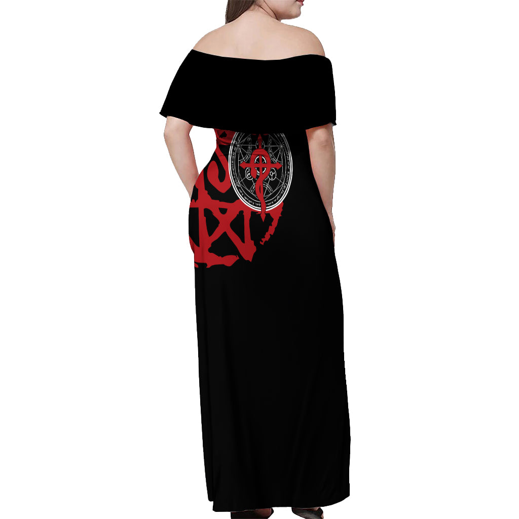 Fullmetal Off Shoulder Maxi Dress Achemist