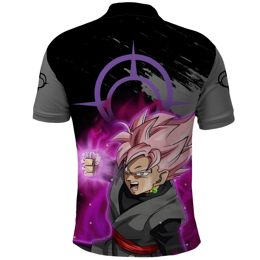 Goku Black Rose Polo Shirt